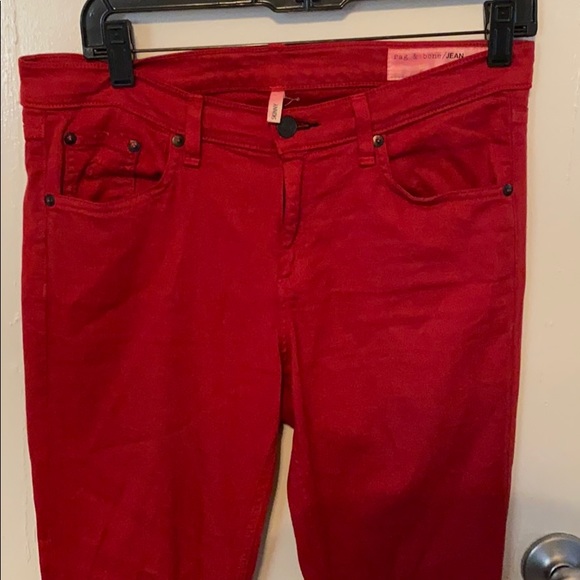 Rag&Bone- Preloved red skinny jeans. - Picture 2 of 6